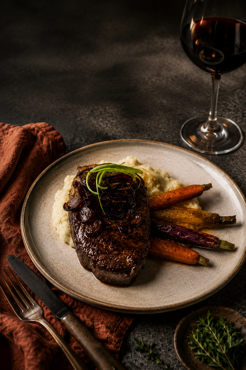 Elk medallions from Benedetto's